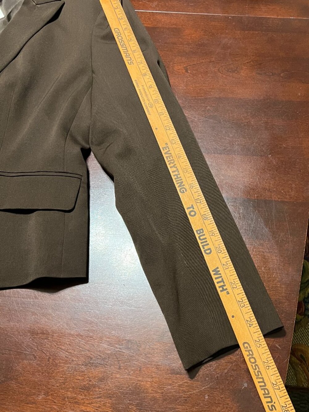 VTG J CREW WOOL CREPE BLAZER COCOA BROWN SIZE 8/10 WITH TAGS - Picture 9 of 11